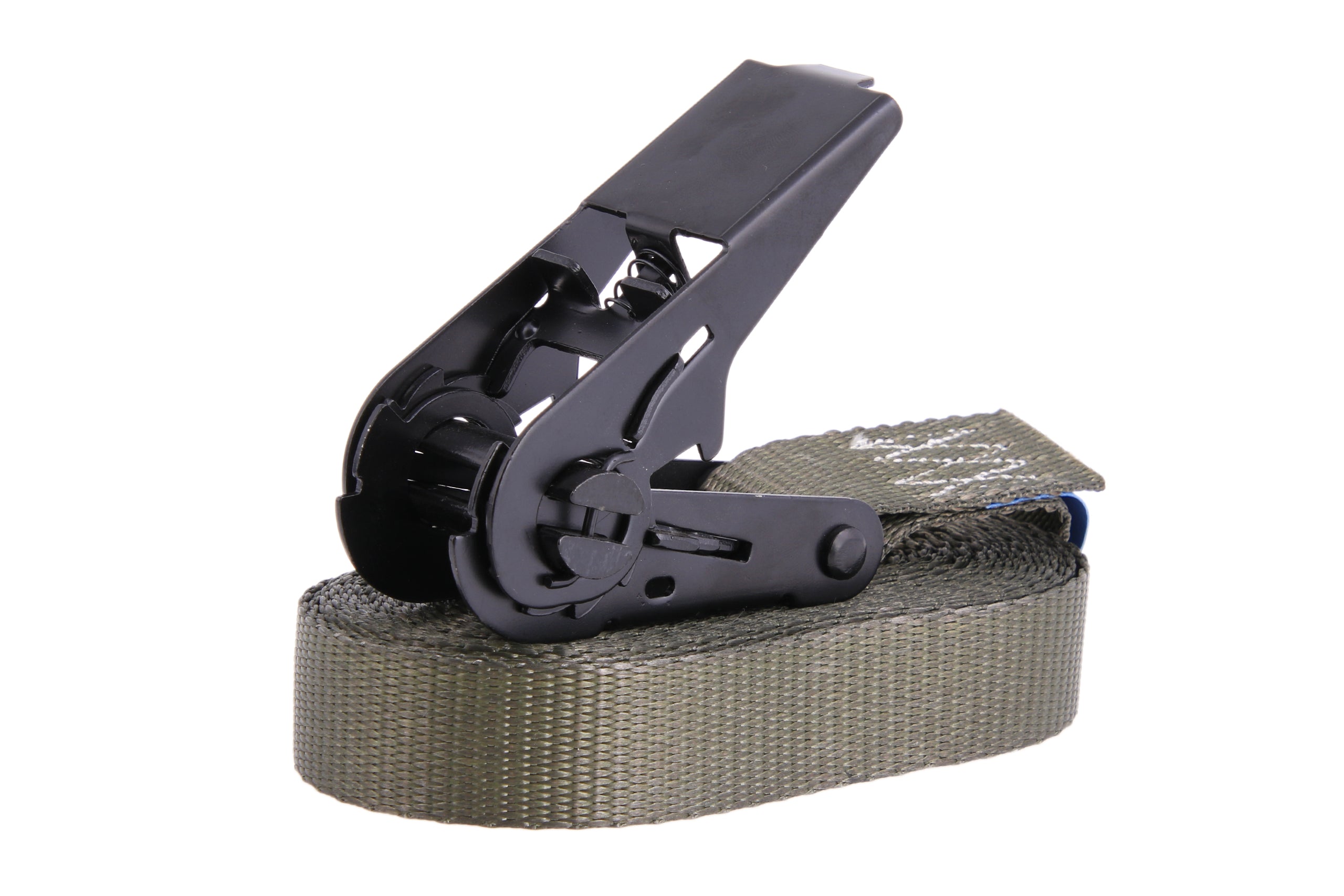 Zurrgurt /Spanngurt olivgrün, 6m, 25mm, LC 900 daN, einteilig, mit Ratsche