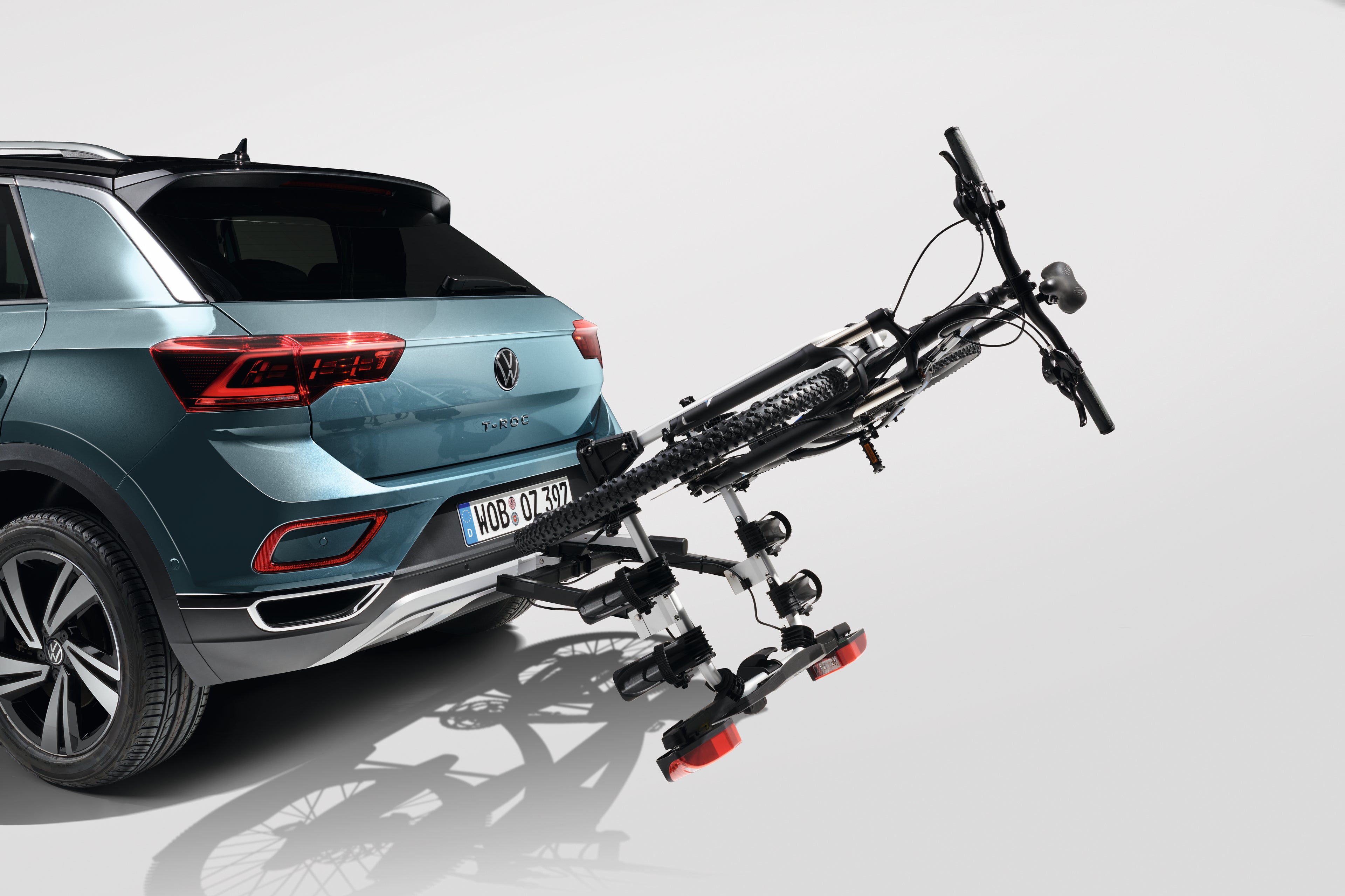 Volkswagen Fahrradträger, 3 Fahrräder, klappbar, faltbar, Compact III