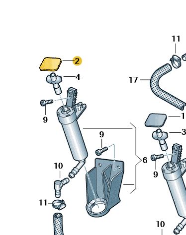Polo Abdeckkappe für Scheinwerferreinigungsanlage links grundiert | 6Q0955109A_GRU Volkswagen