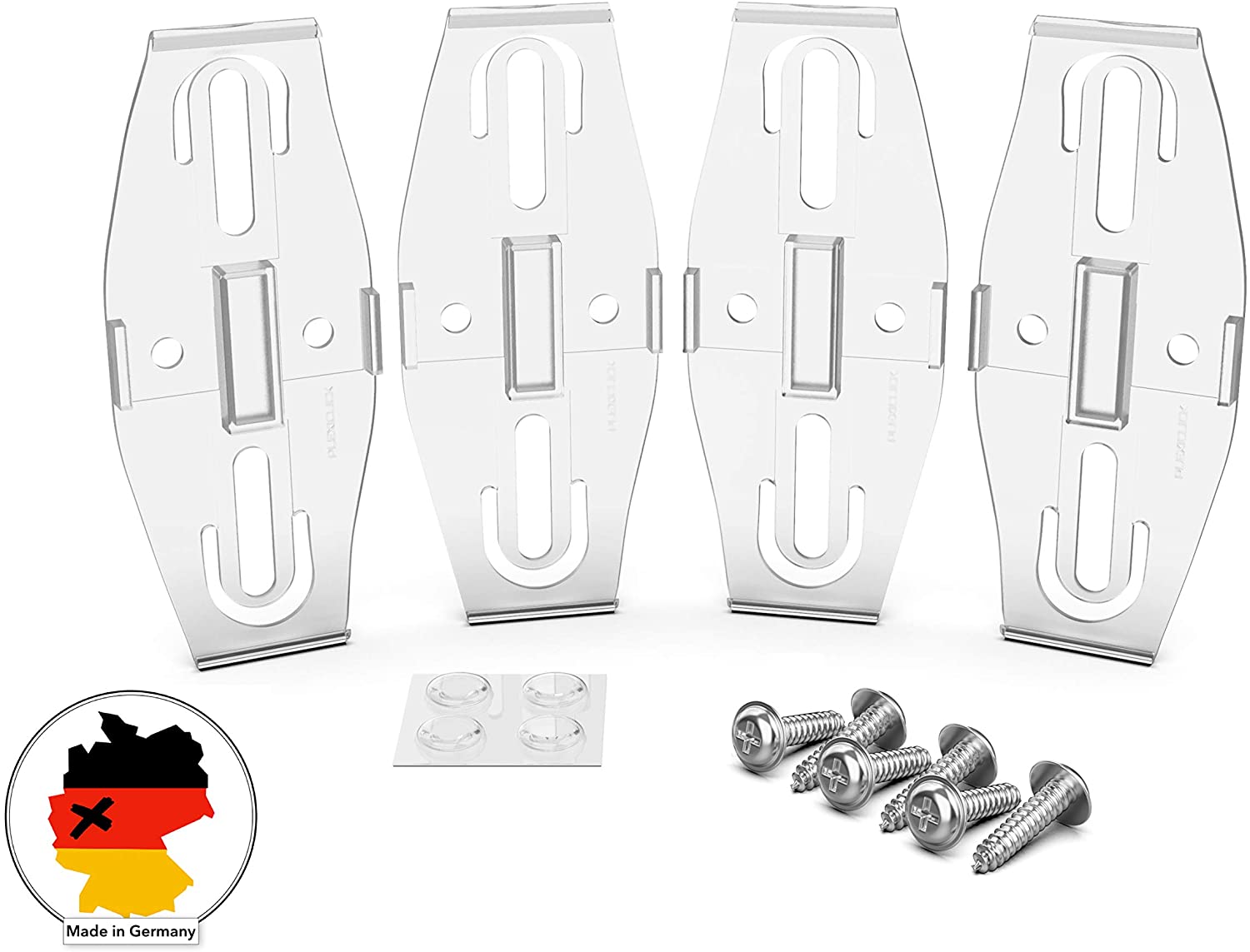 Plexiclick® Kennzeichenhalter | Transparent