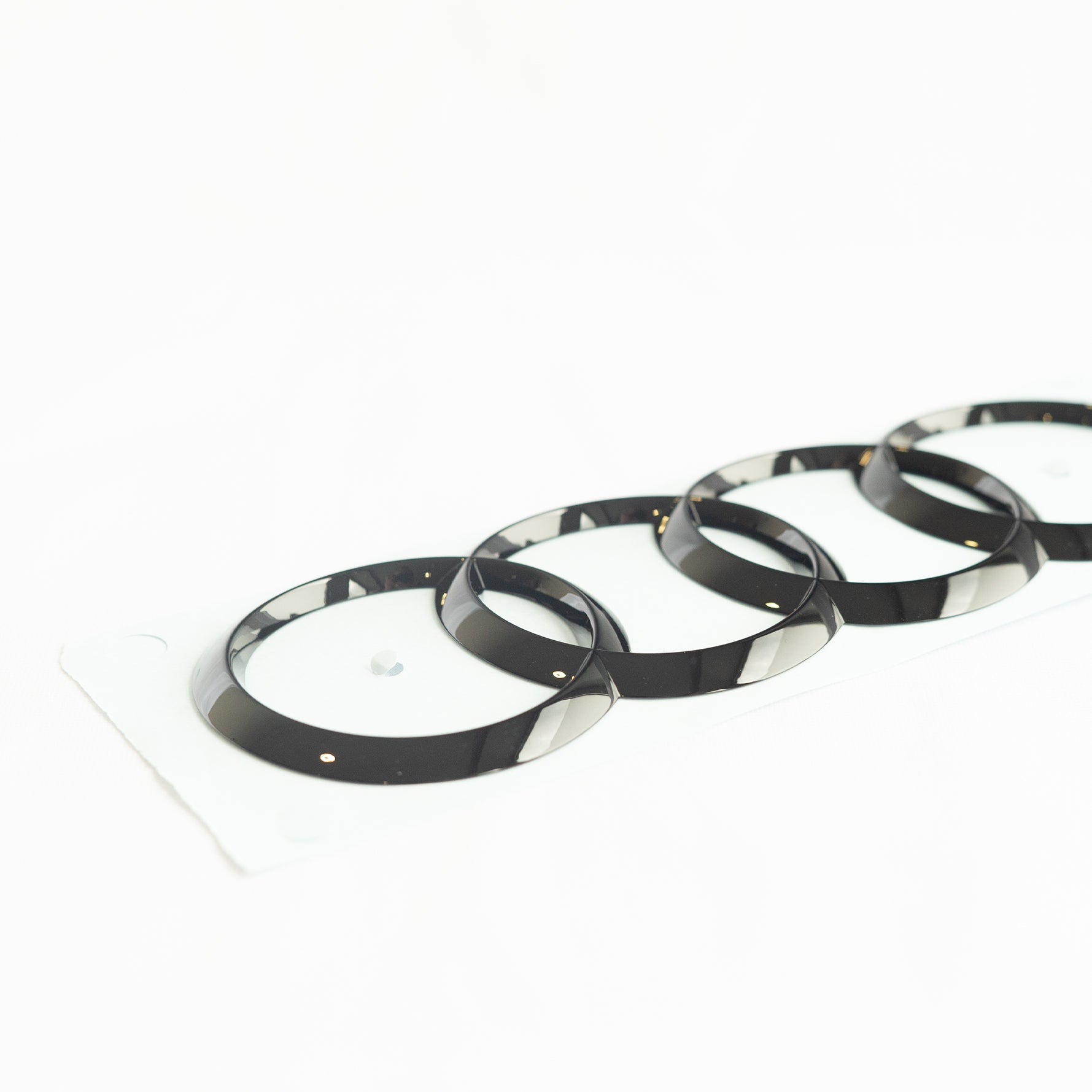 Audi Ringe Schwarz glänzend Heckklappe A6 C7 4G Q5 FY | 80A853742AT94 Audi