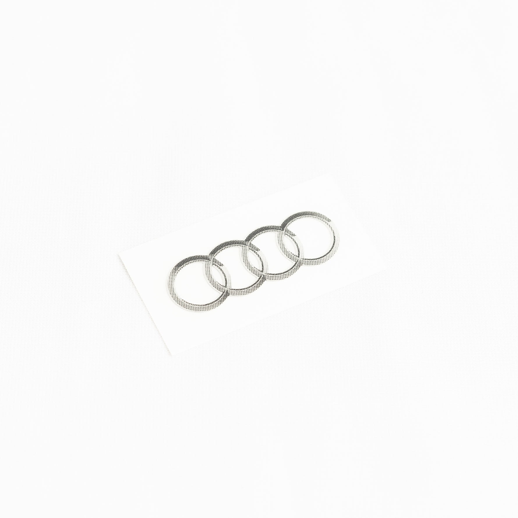 Audi Aufkleber Ringe Logo 4,3 x 1,6 cm Selbstklebend 8R0060306A