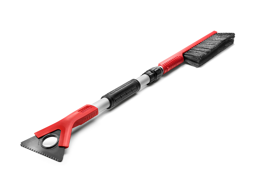 Audi Eiskratzer mit Schneebesen und Teleskopstange