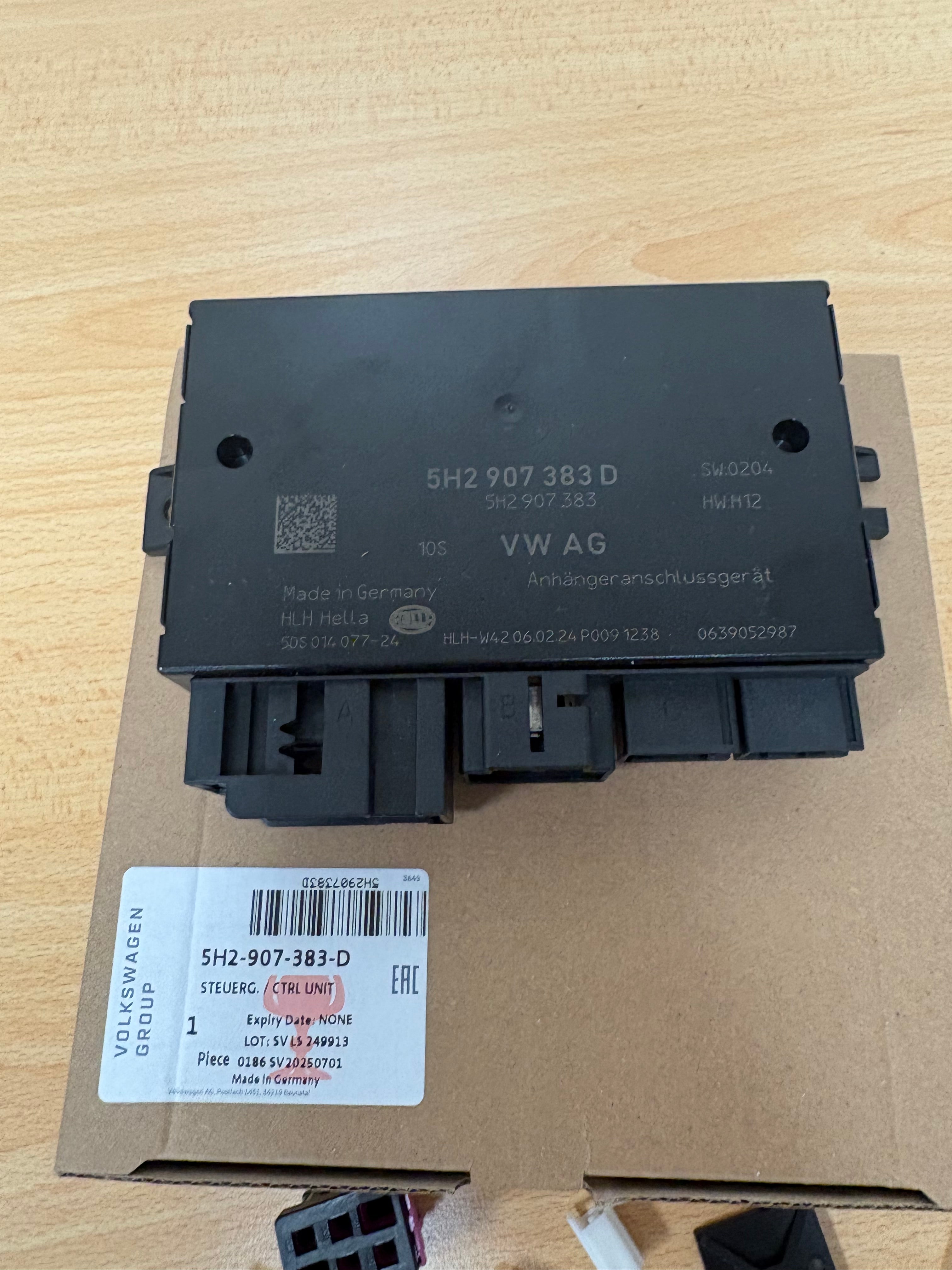 Steuergerät für AHK Audi VW Seat Skoda 5H2907383D