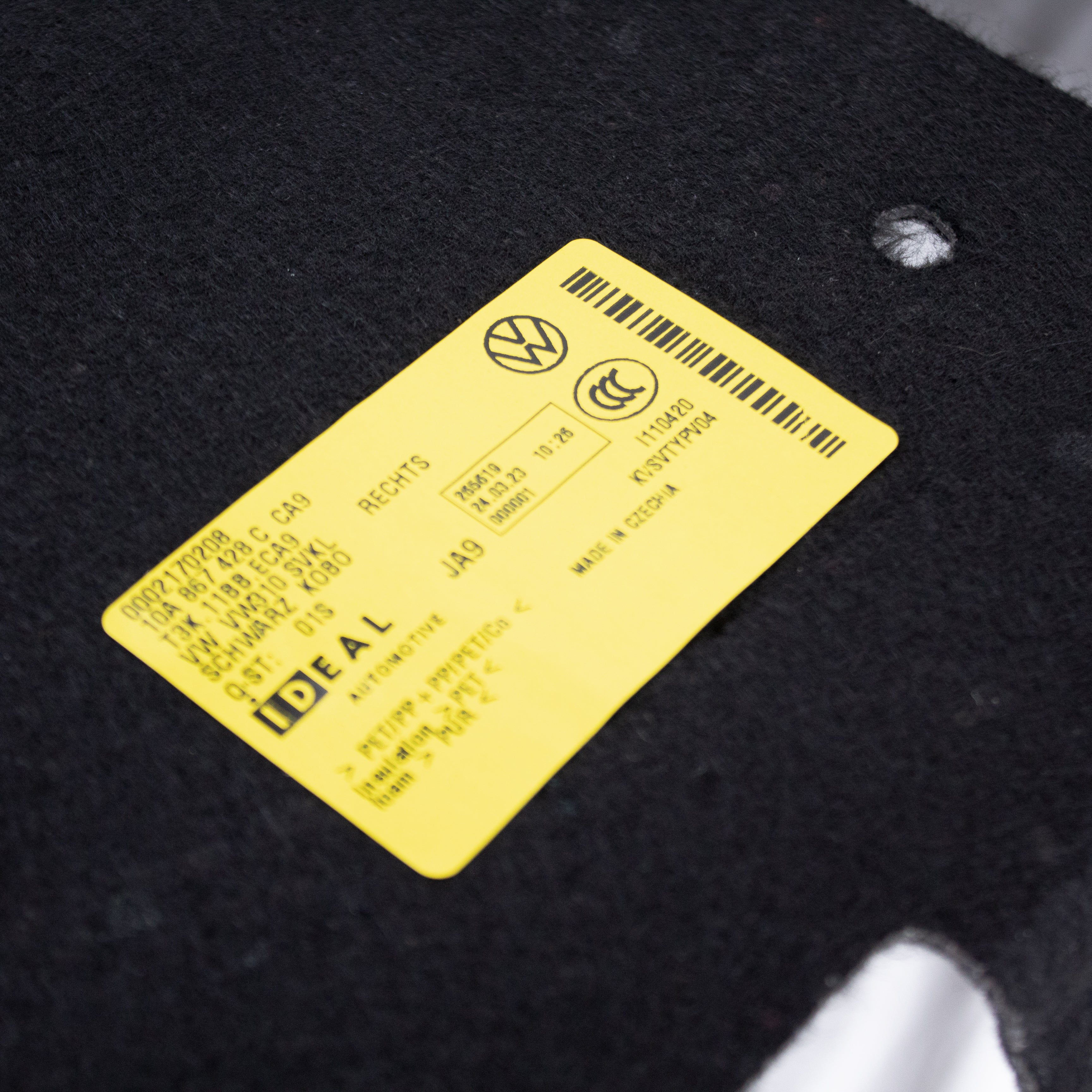 Original Volkswagen Kofferraum-Seitenverkleidungen für ID.3 und CUPRA Born