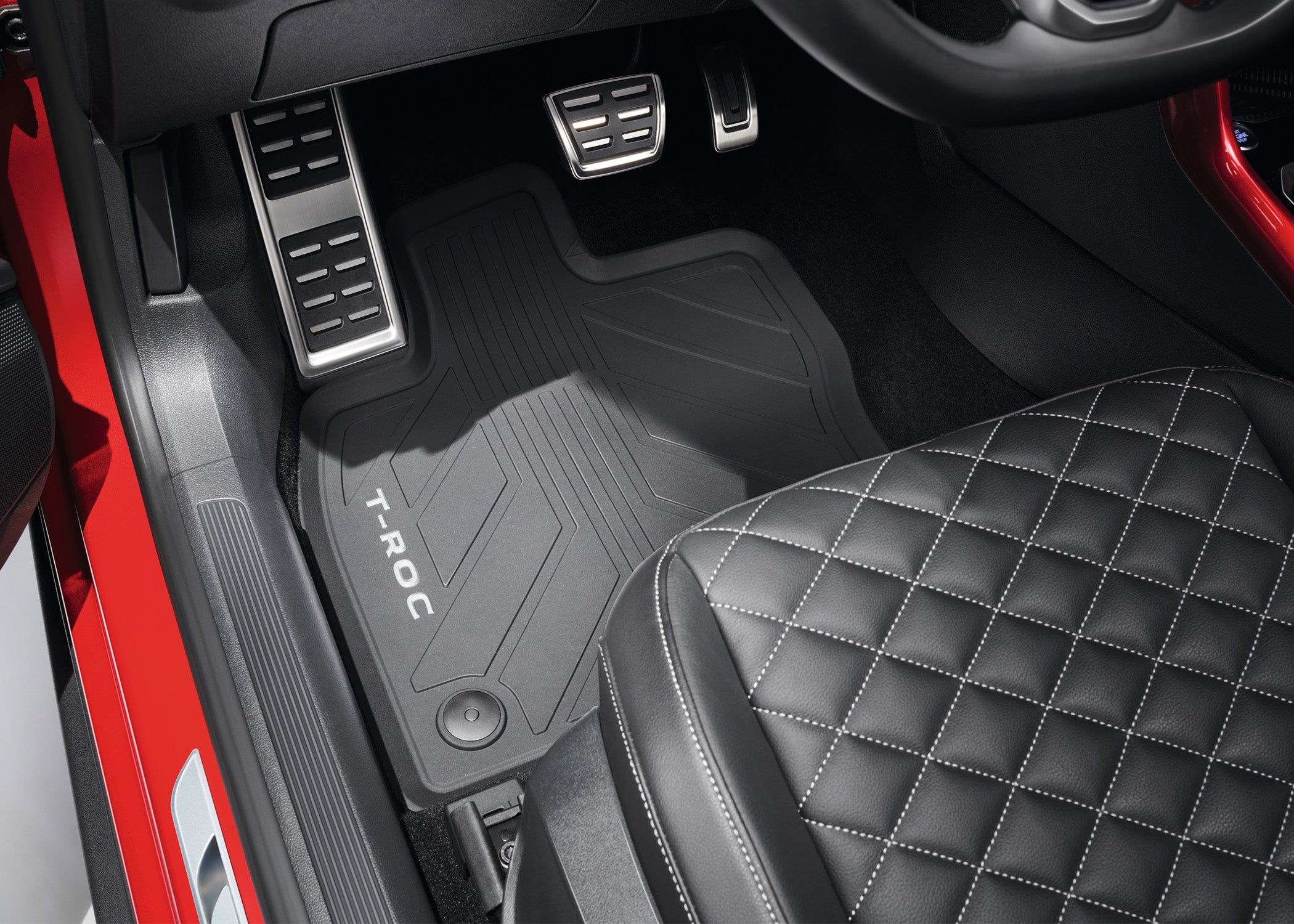 Allwetterfußmatten vorne und hinten "Titanschwarz" | 2GC061500  82V VW T-Roc Cabrio