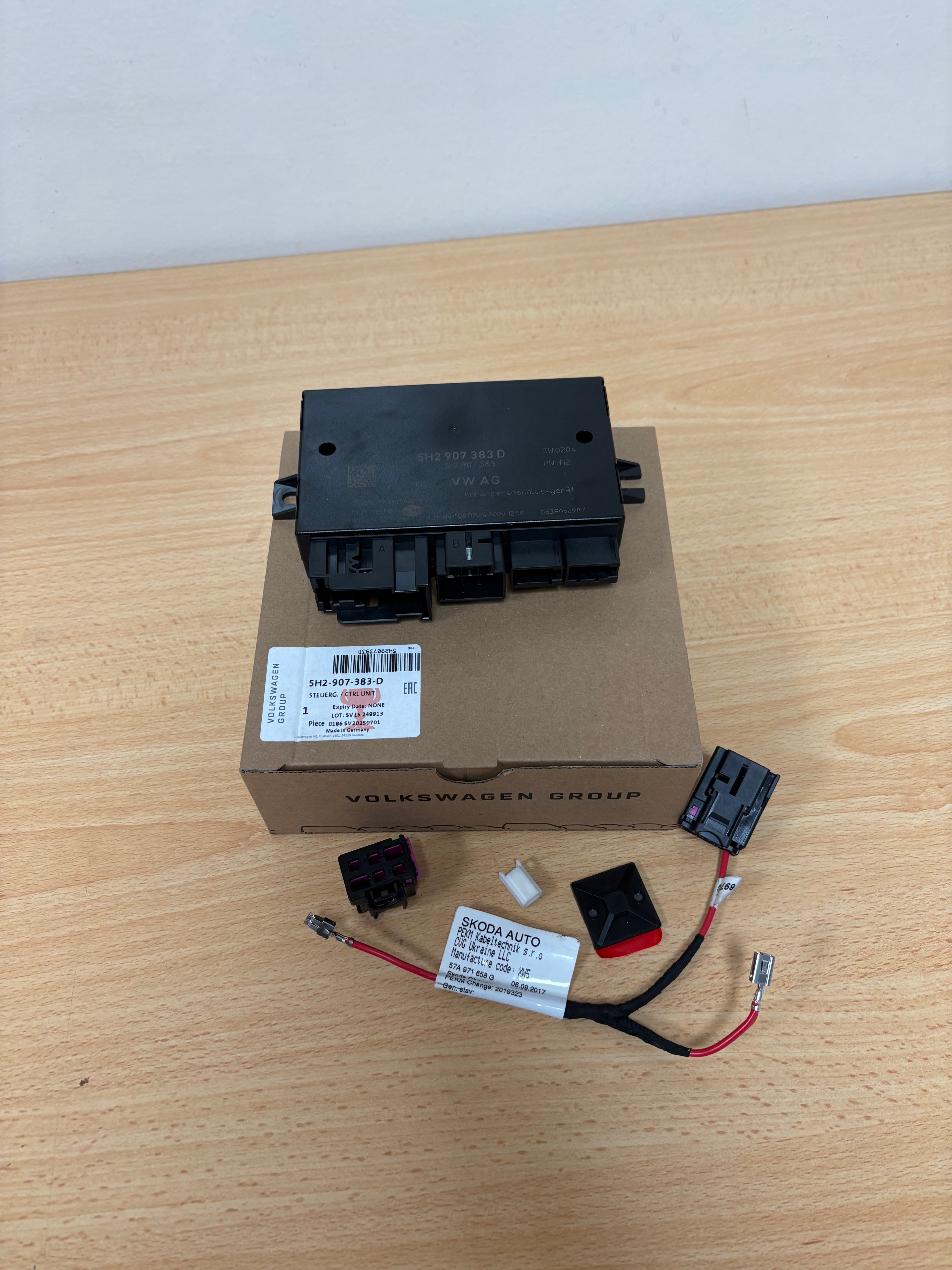 Steuergerät für AHK Audi VW Seat Skoda 5H2907383D